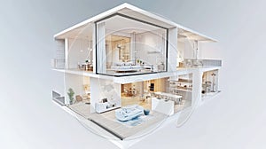 virtualtour 3d real estate walkthrough infographic x ray cl