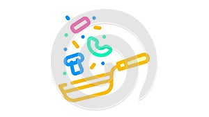 virtuoso cooking color icon animation