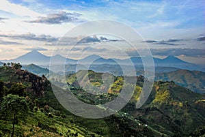 Virunga volcanos photo