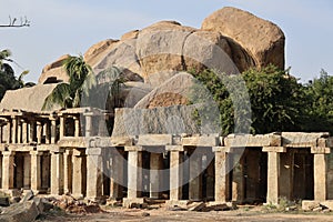 Virupaksha Bazaar, Hampi near Hospete, Karnataka, India