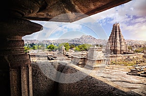 Virupaksha temple in Hampi