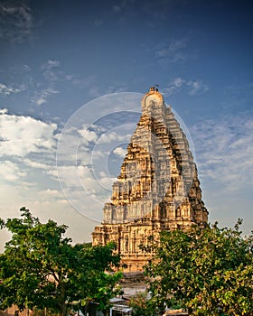 Virupaksha temple in hampi india