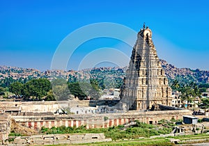 Virupaksha Temple in Hampi, India