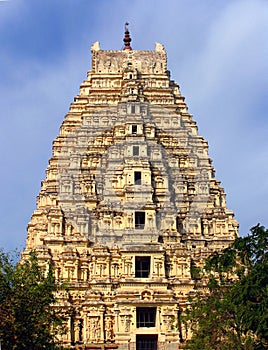 Virupaksha Temple in Hampi, Karnataka