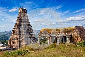 Virupaksha Temple. Hampi, Karnataka, India