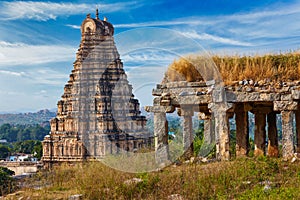 Virupaksha Temple. Hampi, Karnataka, India photo