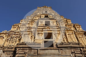 Virupaksha Temple in Hampi near Hospete, Karnataka, India photo