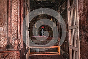 Virupaksha temple Pattadakal shivlinga in hindu methodology photo