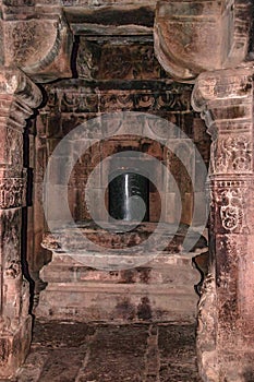Virupaksha temple Pattadakal shivlinga in hindu methodology photo
