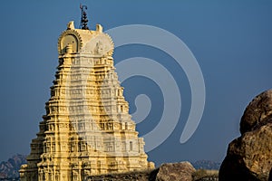 Virupaksha Temple Tower , Hampi Karnataka