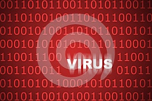 Virus Abstract Background