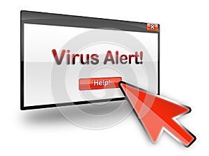 Virus alert help