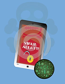 Virus alert photo