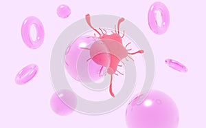 Virus attack sane cells