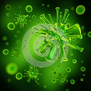 Virus background