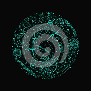 Virus Background Image