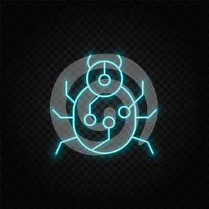 virus, bug paper style, icon. Paper style vector icon