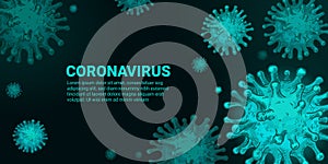 Virus concept. Covid-19, coronavirus infection germs. Pandemia 2020 monochrome vector sketch healthcare concept for