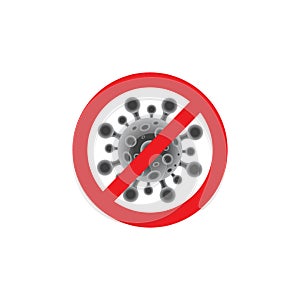 Virus corona vector illustration icon