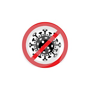 Virus corona vector illustration icon