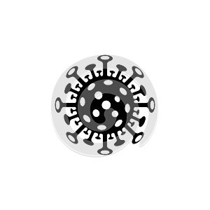 Virus corona vector illustration icon