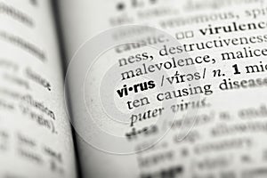 Virus definition in dictionary