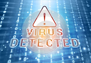 Virus Detected Alert photo