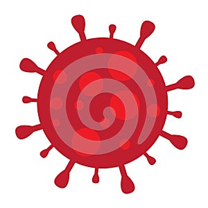 Virus illustration vector. icon corona virus. covid-19 vector design.