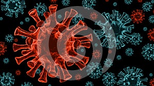 Virus infection medical symbol