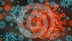 Virus infection medical symbol