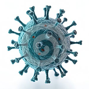 Virus isolated on transparent background