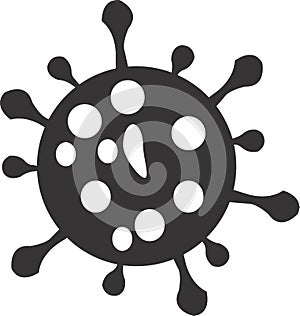 Virus jpeg with svg,Instant jpeg with svg vector cutfile for cricut and silhouette