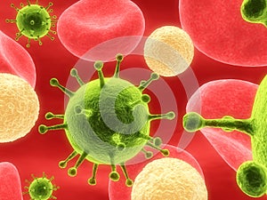 Virus with killer cells