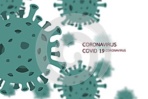 Virus Protection Covid 19 The world wears a mask to fight the corona virus. The concept of fighting viruses around the world