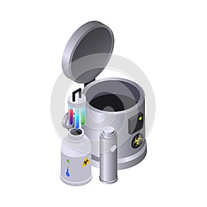 Virus Storage Isometric Composition