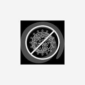 virus vector illustration design icon logo