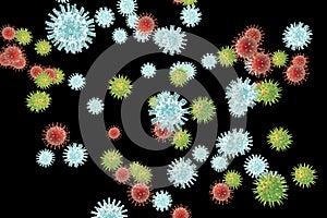 Viruses of different shapes