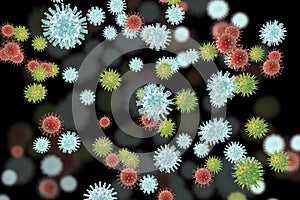 Viruses of different shapes