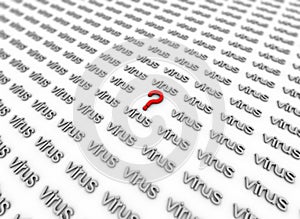 Viruses and question marks, problems and doubts among many viruses