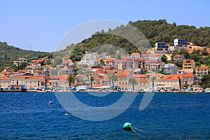 Vis townscape in Croatia