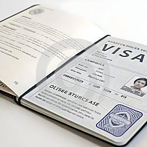Visa Document Transportation Icon