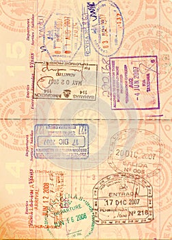 Visa in US Passport