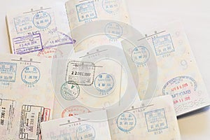 Visas on Japanese passort