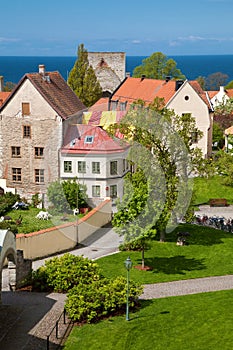 Visby city at Gotland, Sweden photo