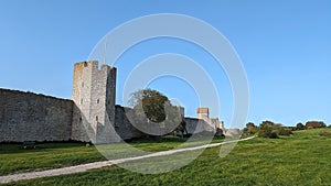 Visby city wall - a medieval defensive wall surrounding the Swedish town of Visby, Gotland.