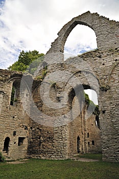 Visby Gothic church ruins