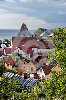 Visby, Sweden in summer photo