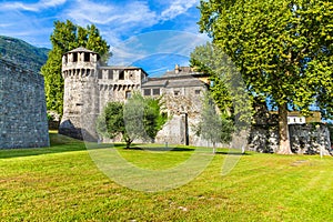 Visconteo castle in Locarno, Switzerland photo
