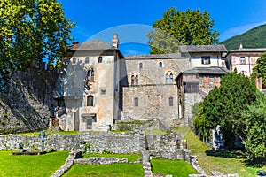 Visconteo castle in Locarno, Switzerland