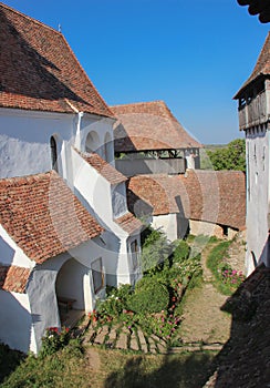 The Viscri Fortified Church - Interior Courtyard